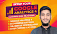 set up advanced web analytics ga4 e commerce conversion tracking via GTM