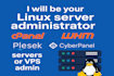 be your cpanel, whm, plesk, virtualmin webmin and linux server administrator