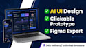 create ai automation figma interactive prototype website mockup UI UX