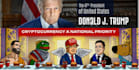 create dex screener banner, pumpfun banner for meme coin, dex trump screen