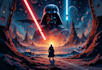 create star wars and sci fi illustration