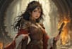 make illustration in fantasy and medieval style