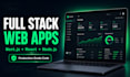 build a full stack web app with next js and node js