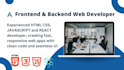 do website development as front end and backend developer