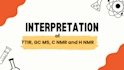 interpret ir, ms , cnmr and hnmr spectras