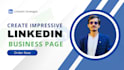 create your impressive linkedin business page