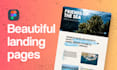 create beautiful landing page designs in figma