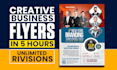 design a professional business flyer