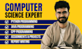 computer science assigned, report writing, java, python programming task project