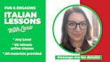 provide fun and interactive italian lessons online