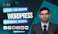create luxury wordpress website, figma to wordpress, business website, bubble io