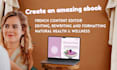 rewrite, improve and format your ebook in french