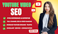 best youtube video SEO expert