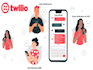create twilio SMS, voice call and conference call