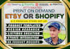 do shopify or etsy fully automated pod store setup with printify and printful