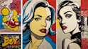 draw a retro pop art roy lichtenstein style