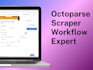 build your octoparse template and octoparse scraper