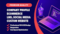 build custom website development HTML, CSS, js