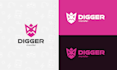 design a character logo simple and elegant
