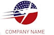 design modern transport logistic aviation logo
