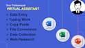 do data entry, typing work, copy paste, web research