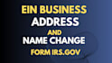 change your address and name on your ein with irs