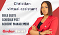 be your christian virtual assistant for church and ministry