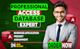 help you in ms access database and queries in 24 hours