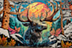 illustrate amazing custom graffiti, wall arts or murals