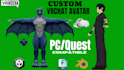 create a custom vrchat avatar  3d model  furry anime
