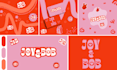 do playful fun modern trendy bold logo and visual identity