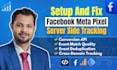 setup and fix facebook meta pixel, conversion API, ga4 server side tracking