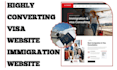 build highly converting immigration website visa website builder law website
