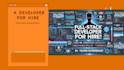 be your frontend and backend developer
