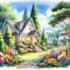 draw custom sketch or illustration with watercolor