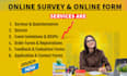 create customized google forms for surveys, quizzes, and event planning