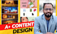 design amazon a plus content or amazon ebc or amazon enhanced brand content