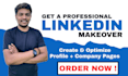 setup and optimize linkedin business profile, company page