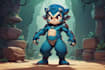 design a 2d cartoon character