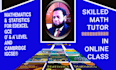 teach o, a level mathematics, statistics, physics and chemistry