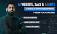 develop ai chatbot, ai saas, ai website and ai mobile app