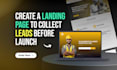 develop wordpress b2b landing page, b2c landing page