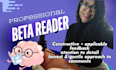 professionally beta read you novel