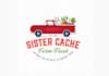 design monogram farm fresh recipe logo