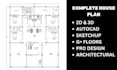 create your dream house plan 2d 3d autocad