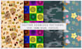 create modern geometric and abstract seamless patterns for branding