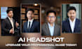 ai generated headshots for linkedin and business profiles