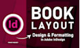 do book layout design and formatting in adobe indesign