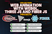 devlope web animation with webgl, three js and fiber js