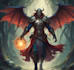 create fantasy or dnd party illustration